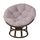 Cuscino per culla per amaca morbido rotondo ispessito multifunzionale 130x130 cm (grigio) Cuscino per culla per amaca morbido rotondo ispessito multifunzionale 130x130 cm (grigio)