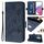 Custodia per telefono antifurto in pelle RFID rosa goffrata per Honor 60 5G (blu scuro) Custodia per telefono antifurto in pelle RFID rosa goffrata per Honor 60 5G (blu scuro)