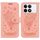 Custodia per telefono in pelle goffrata rosa farfalla per Redmi K70 / K70 Pro (rosa) Custodia per telefono in pelle goffrata rosa farfalla per Redmi K70 / K70 Pro (rosa)