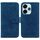 Custodia per telefono in pelle goffrata rosa farfalla per Redmi 13 4G (blu) Custodia per telefono in pelle goffrata rosa farfalla per Redmi 13 4G (blu)