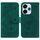 Custodia per telefono in pelle goffrata rosa farfalla per Redmi 13 4G (verde) Custodia per telefono in pelle goffrata rosa farfalla per Redmi 13 4G (verde)