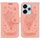Custodia per telefono in pelle goffrata rosa farfalla per Redmi 13 4G (rosa) Custodia per telefono in pelle goffrata rosa farfalla per Redmi 13 4G (rosa)