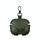 Per Redmi Buds 5 Business Custodia protettiva per auricolari in pelle con gancio (verde)