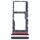 Per TCL Tab 10 5G 9183G Vassoio scheda SIM + Vassoio scheda micro SD (Nero)