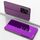 Custodia per telefono in pelle con vibrazione orizzontale a specchio placcato globale per Honor 200 Lite con supporto (viola) Custodia per telefono in pelle con vibrazione orizzontale a specchio placcato globale per Honor 200 Lite con supporto (viola)