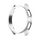 Custodia protettiva per orologio PC cava per Samsung Galaxy Watch FE 40 mm (argento) Custodia protettiva per orologio PC cava per Samsung Galaxy Watch FE 40 mm (argento)