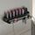 Per Dyson Punch-free Curling Rod Storage Rack Bagno Parrucchiere Ferro Appendiabiti (Nero)