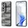 Per vivo S19 Pro Custodia per telefono in PU con trama a reticolo e cornice nera (nera) Per vivo S19 Pro Custodia per telefono in PU con trama a reticolo e cornice nera (nera)