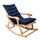 Cuscino per sedia in rattan con schienale in tessuto morbido per la casa, 120x50x8 cm (blu navy) Cuscino per sedia in rattan con schienale in tessuto morbido per la casa, 120x50x8 cm (blu navy)