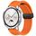 Per Huawei Watch GT4 46mm 22mm cinturino in silicone con fibbia magnetica pieghevole (arancione) Per Huawei Watch GT4 46mm 22mm cinturino in silicone con fibbia magnetica pieghevole (arancione)