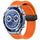 Per Huawei Watch Ultimate cinturino in silicone con fibbia magnetica pieghevole da 22 mm (arancione) Per Huawei Watch Ultimate cinturino in silicone con fibbia magnetica pieghevole da 22 mm (arancione)