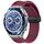 Per Huawei Watch Ultimate cinturino in silicone con fibbia magnetica pieghevole da 22 mm (vino rosso) Per Huawei Watch Ultimate cinturino in silicone con fibbia magnetica pieghevole da 22 mm (vino rosso)
