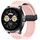 Per Huawei Watch Buds cinturino in silicone pieghevole con fibbia magnetica da 22 mm (rosa) Per Huawei Watch Buds cinturino in silicone pieghevole con fibbia magnetica da 22 mm (rosa)