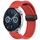 Per Huawei Watch GT3 46mm 22mm cinturino in silicone con fibbia magnetica pieghevole (rosso)