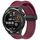Per Huawei Watch GT Runner cinturino in silicone pieghevole con fibbia magnetica da 22 mm (vino rosso) Per Huawei Watch GT Runner cinturino in silicone pieghevole con fibbia magnetica da 22 mm (vino rosso)