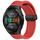 Per Huawei Watch GT 2E 22mm Cinturino in silicone con fibbia magnetica pieghevole (rosso) Per Huawei Watch GT 2E 22mm Cinturino in silicone con fibbia magnetica pieghevole (rosso)