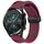 Per Huawei GT2 46mm 22mm cinturino in silicone con fibbia magnetica pieghevole (vino rosso) Per Huawei GT2 46mm 22mm cinturino in silicone con fibbia magnetica pieghevole (vino rosso)