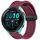 Per cinturino in silicone con fibbia magnetica pieghevole Garmin Forerunner 265 da 22 mm (vino rosso)