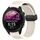 Per cinturino in silicone con fibbia magnetica pieghevole Garmin Forerunner 255 Music da 22 mm (Starlight)