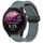 Per Garmin Forerunner 255 Music 22mm Cinturino in silicone con fibbia magnetica pieghevole (Rock Cyan)
