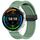 Per Garmin Venu 3 22mm cinturino in silicone con fibbia magnetica pieghevole (verde)