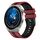 Per Huawei Watch GT3 Pro 46mm 22mm cinturino sportivo in silicone bicolore (rosso + nero)