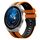 Per Huawei Watch GT3 Pro 46mm 22mm cinturino sportivo in silicone bicolore (arancione + nero) Per Huawei Watch GT3 Pro 46mm 22mm cinturino sportivo in silicone bicolore (arancione + nero)