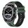 Per Huawei Watch Ultimate 22mm cinturino sportivo in silicone bicolore (verde oliva+nero) Per Huawei Watch Ultimate 22mm cinturino sportivo in silicone bicolore (verde oliva+nero)