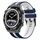 Per Huawei Watch Ultimate 22mm cinturino sportivo in silicone bicolore (blu + bianco) Per Huawei Watch Ultimate 22mm cinturino sportivo in silicone bicolore (blu + bianco)