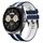 Per Huawei Watch Buds 22mm cinturino sportivo in silicone bicolore (blu + bianco) Per Huawei Watch Buds 22mm cinturino sportivo in silicone bicolore (blu + bianco)