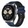Per Huawei Watch Buds 22mm Cinturino sportivo in silicone bicolore (blu+nero)