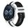 Per Huawei Watch GT3 46mm 22mm Cinturino sportivo in silicone bicolore (bianco+nero)