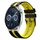 Per Huawei Watch GT3 46mm 22mm Cinturino sportivo in silicone bicolore (nero+giallo) Per Huawei Watch GT3 46mm 22mm Cinturino sportivo in silicone bicolore (nero+giallo)