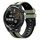 Per Huawei Watch GT Runner 22mm cinturino sportivo in silicone bicolore (verde chiaro + nero)