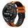 Per Huawei Watch GT Runner 22mm cinturino sportivo in silicone bicolore (arancione + nero) Per Huawei Watch GT Runner 22mm cinturino sportivo in silicone bicolore (arancione + nero)