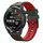 Per Huawei Watch GT Runner 22mm cinturino sportivo in silicone bicolore (verde + rosso) Per Huawei Watch GT Runner 22mm cinturino sportivo in silicone bicolore (verde + rosso)