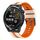 Per Huawei Watch GT Runner 22mm cinturino sportivo in silicone bicolore (Starlight + arancione)