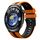 Per Huawei Watch 4 22mm cinturino sportivo in silicone bicolore (arancione + nero) Per Huawei Watch 4 22mm cinturino sportivo in silicone bicolore (arancione + nero)