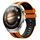 Per Huawei Watch 4 Pro 22mm cinturino sportivo in silicone bicolore (arancione + nero) Per Huawei Watch 4 Pro 22mm cinturino sportivo in silicone bicolore (arancione + nero)