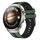 Per Huawei Watch 4 Pro 22mm cinturino sportivo in silicone bicolore (verde oliva + nero) Per Huawei Watch 4 Pro 22mm cinturino sportivo in silicone bicolore (verde oliva + nero)