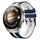 Per Huawei Watch 4 Pro 22mm cinturino sportivo in silicone bicolore (blu + bianco)