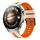 Per Huawei Watch 4 Pro 22mm cinturino sportivo in silicone bicolore (Starlight + arancione) Per Huawei Watch 4 Pro 22mm cinturino sportivo in silicone bicolore (Starlight + arancione)