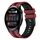 Per Huawei Watch 3 22mm cinturino sportivo in silicone bicolore (rosso + nero) Per Huawei Watch 3 22mm cinturino sportivo in silicone bicolore (rosso + nero)