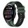 Per Huawei Watch 3 22mm cinturino sportivo in silicone bicolore (verde oliva + nero) Per Huawei Watch 3 22mm cinturino sportivo in silicone bicolore (verde oliva + nero)