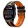 Per Huawei Watch 3 22mm Cinturino sportivo in silicone bicolore (nero+arancione) Per Huawei Watch 3 22mm Cinturino sportivo in silicone bicolore (nero+arancione)