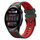 Per Huawei Watch 3 22mm cinturino sportivo in silicone bicolore (verde + rosso) Per Huawei Watch 3 22mm cinturino sportivo in silicone bicolore (verde + rosso)