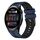 Per Huawei Watch 3 22mm cinturino sportivo in silicone bicolore (blu + nero)