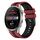 Per Huawei Watch 3 Pro 22mm cinturino sportivo in silicone bicolore (rosso + nero) Per Huawei Watch 3 Pro 22mm cinturino sportivo in silicone bicolore (rosso + nero)
