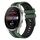 Per Huawei Watch 3 Pro 22mm cinturino sportivo in silicone bicolore (verde oliva + nero) Per Huawei Watch 3 Pro 22mm cinturino sportivo in silicone bicolore (verde oliva + nero)