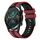 Per Huawei GT2 46mm 22mm Cinturino sportivo in silicone bicolore (rosso+nero) Per Huawei GT2 46mm 22mm Cinturino sportivo in silicone bicolore (rosso+nero)
